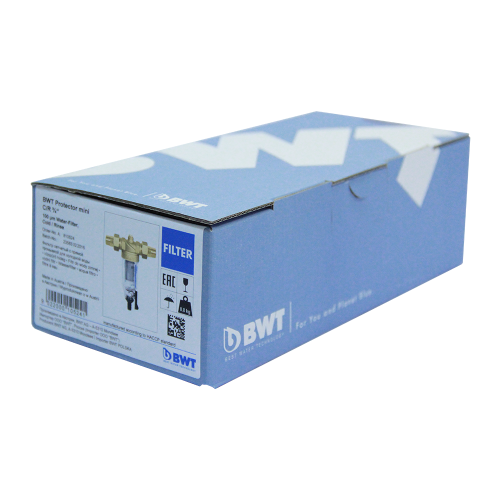 Магистральный фильтр BWT Protector Mini для горячей воды 3/4" прямая промывка, цена: 9150 руб.