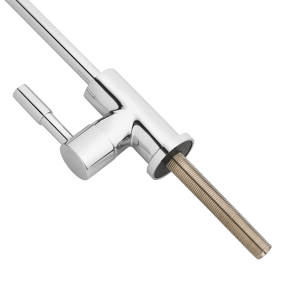 Кран чистой воды для проточных фильтров под мойку (серебро)