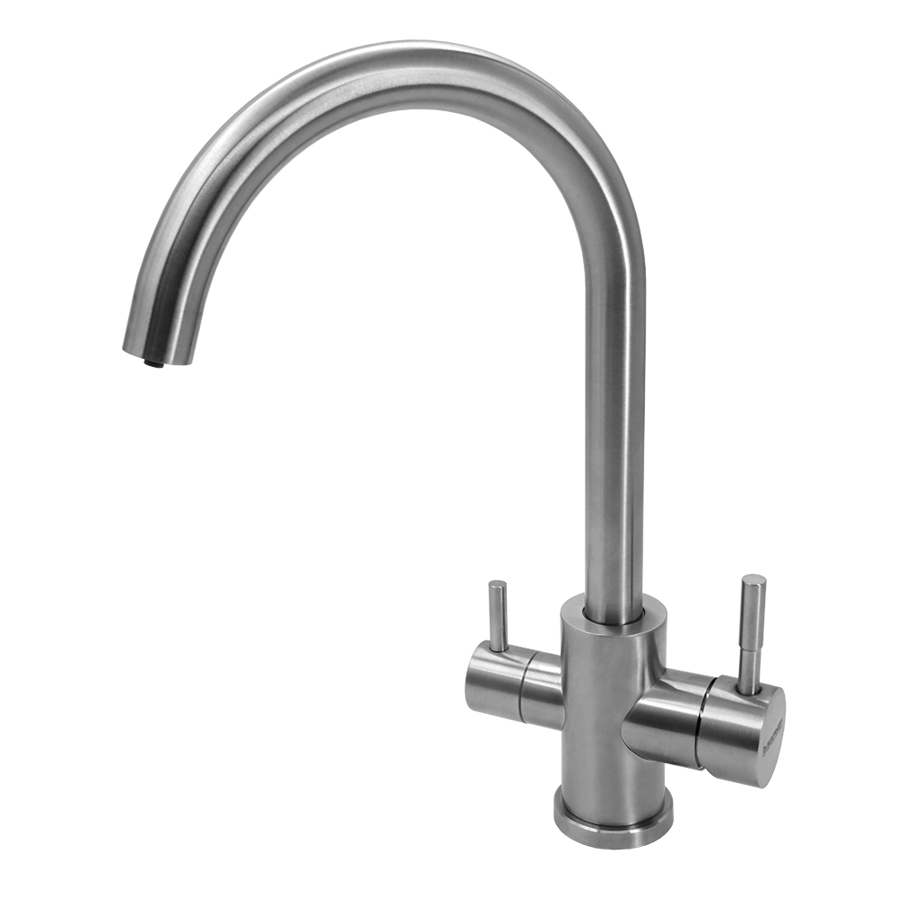 Смеситель для кухни с краном для питьевой воды БАРЬЕР SAFE-03SN (цвет - сатиновый никель) - Изображение 1