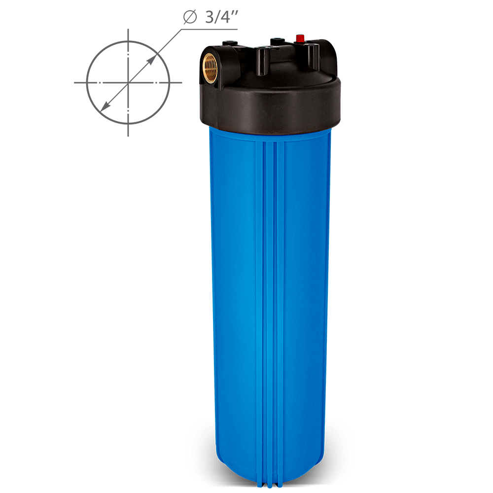 Корпус для магистрального фильтра Big Blue 20 - 3/4" Корпус для магистрального фильтра Big Blue 20 - 3/4"