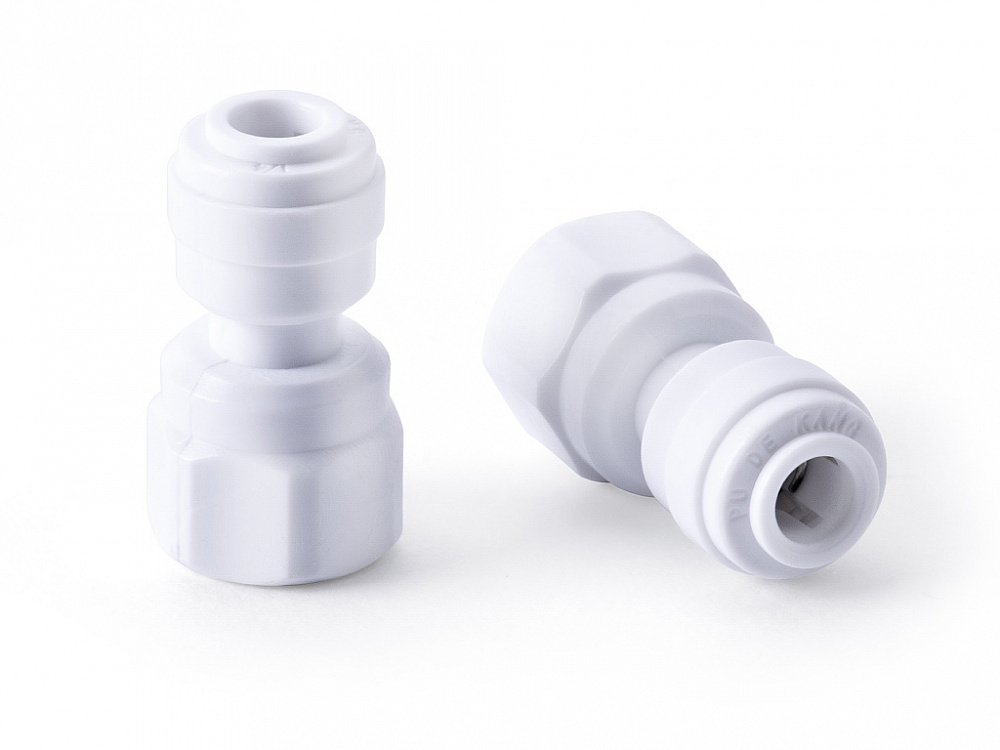 Фитинг на кран 7/16"ВР - QF 1/4" Фитинг на кран 7/16"ВР - QF 1/4"